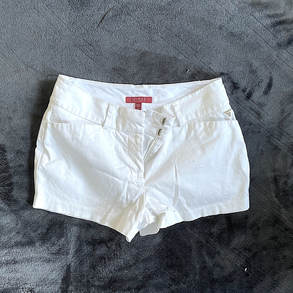 White Guess shorts!